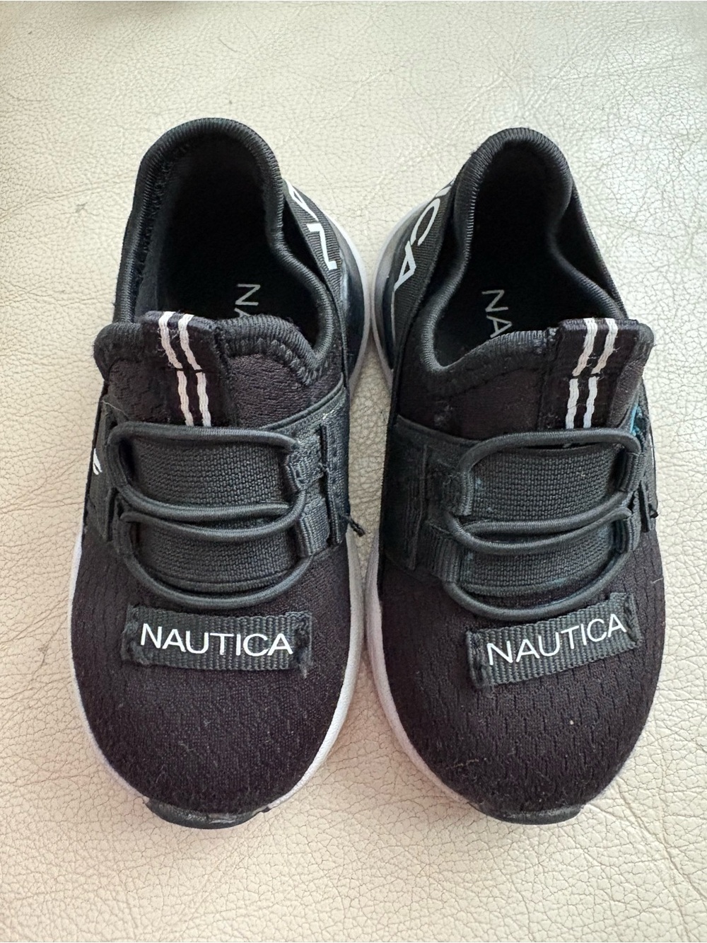 Nautica Kids Black Slip-On Sneakers